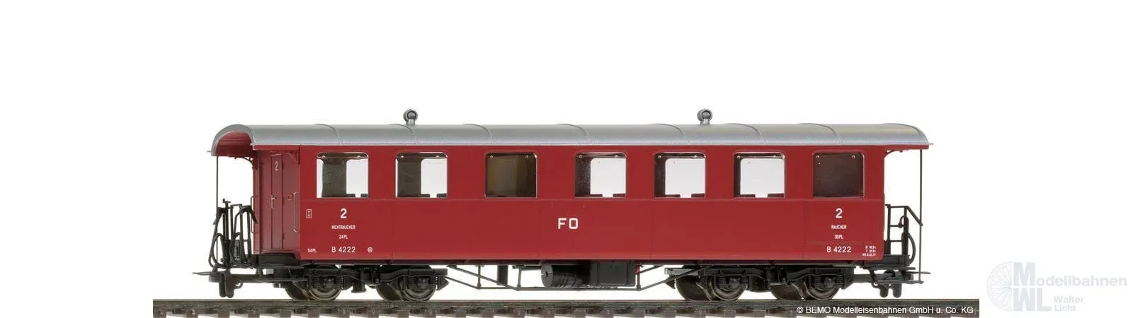 Bemo 3246225 - Plattformwagen FO Ep.III/IV AB 4125 H0m