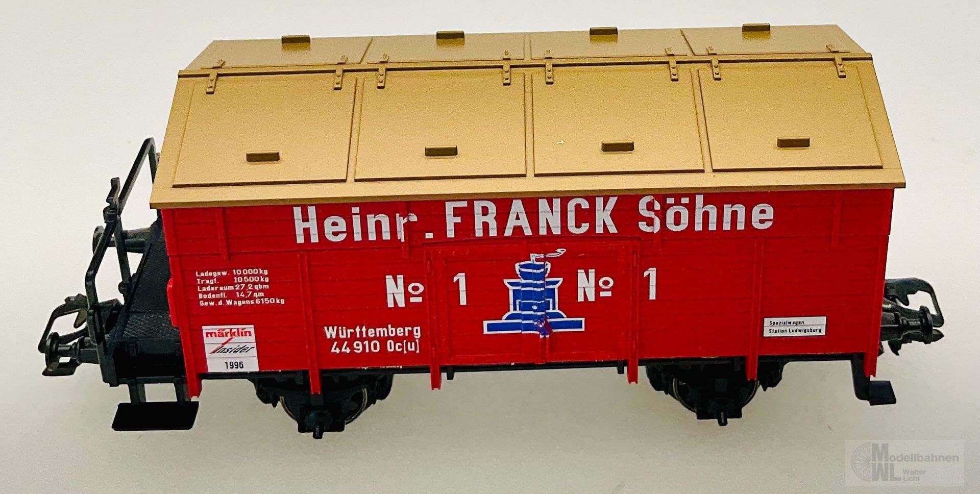 Märklin 46969 - MÄRKLIN - INSIDER Jahreswagen 1996 H0/WS