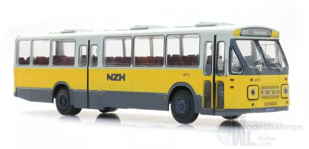 ARTITEC b.v. 487.070.11 - Regionalbus NZH 6915 DAF Vorderseite1 Ausstieg Mitte H0 1:87