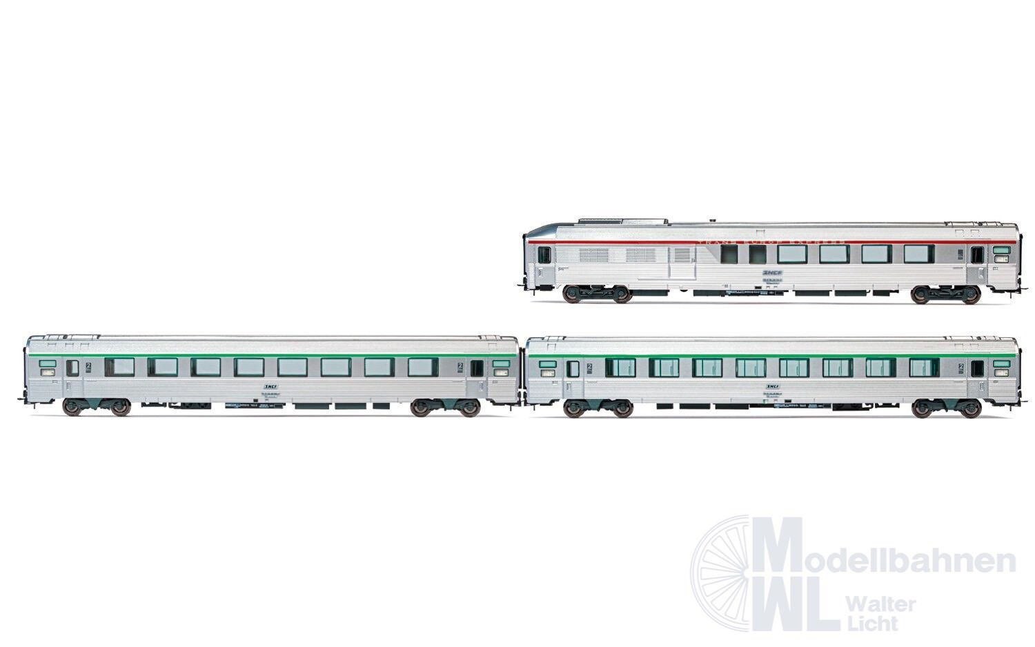 Jouef 4196 - Personenwagen Set SNCF Ep.V 3.tlg. EC Etoile du Nord H0/GL Jouef 4196 - Personenwagen Set SNCF Ep.V 3.tlg. EC Etoile du Nord H0/GL