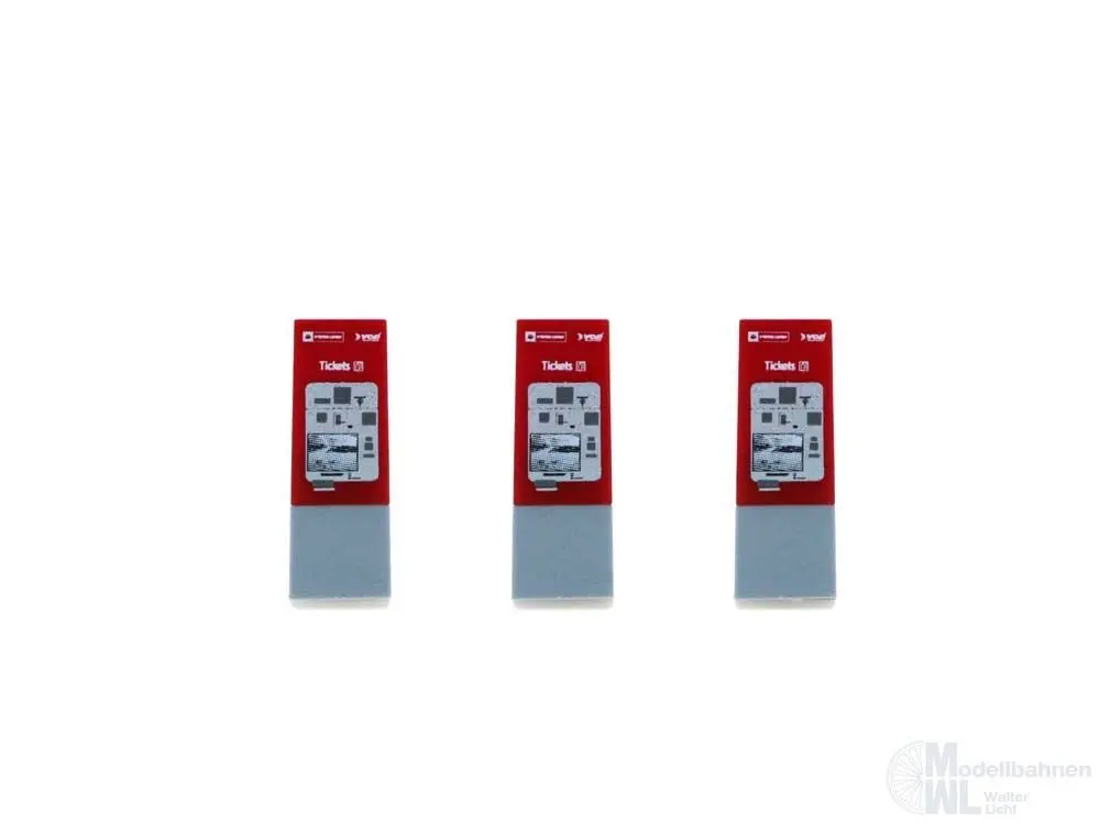 Rietze 70307 - Fahrkartenautomat 3 Stück Wiener Linien (AT) H0 1:87