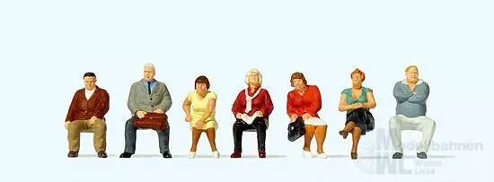 Preiser 10723 - Sitzende Reisende H0 1:87