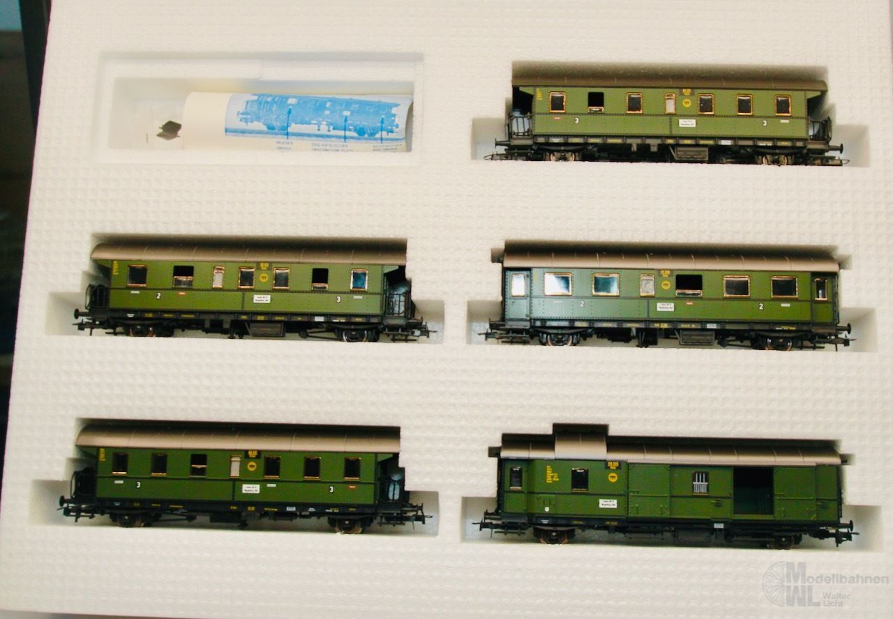 Roco 04062 - Roco - Personenwagen Set DRG Ep.II Donnerbüchsen  H0/GL