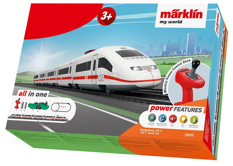 62c54eee2c70ccff1ca50ddb08f8459416226282 Märklin 29430 - Märklin my world - Startpackung ICE 3