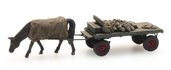 ARTITEC b.v. 316051 - Kohlenwagen mit Pferd N 1:160 ARTITEC b.v. 316051 - Kohlenwagen mit Pferd N 1:160