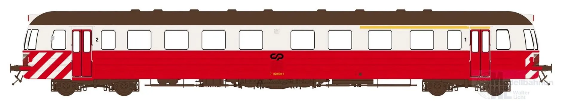 Sudexpress SNCP10918 - Triebwagen Serie 0100 CP Ep.V 0109 Anos 90 H0/GL