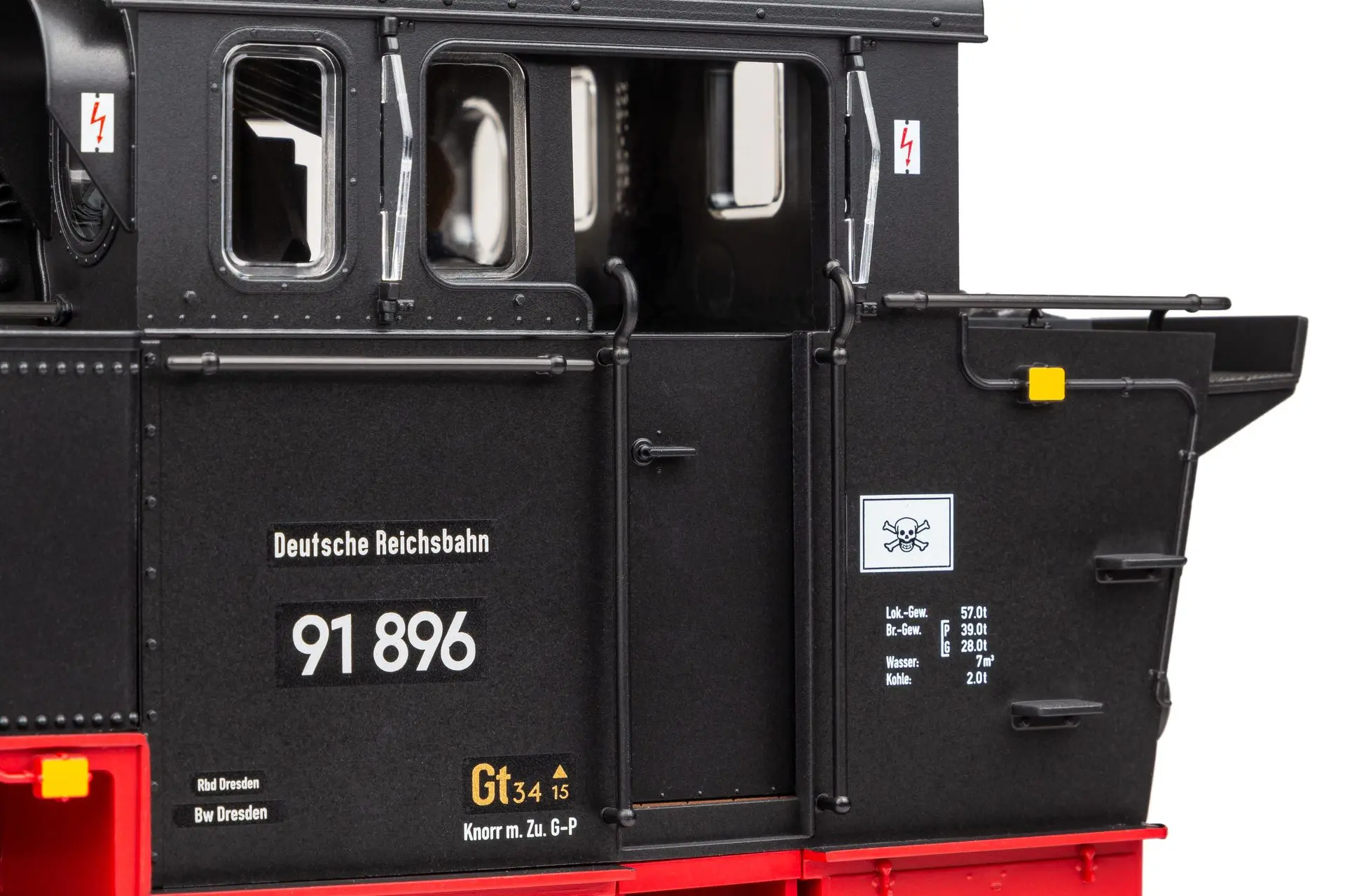 Piko BESTELLUNG – MIT ANZ - Dampflok BR 91.3 DR Ep.III SPUR G 1:22,5 Sound/Rauch