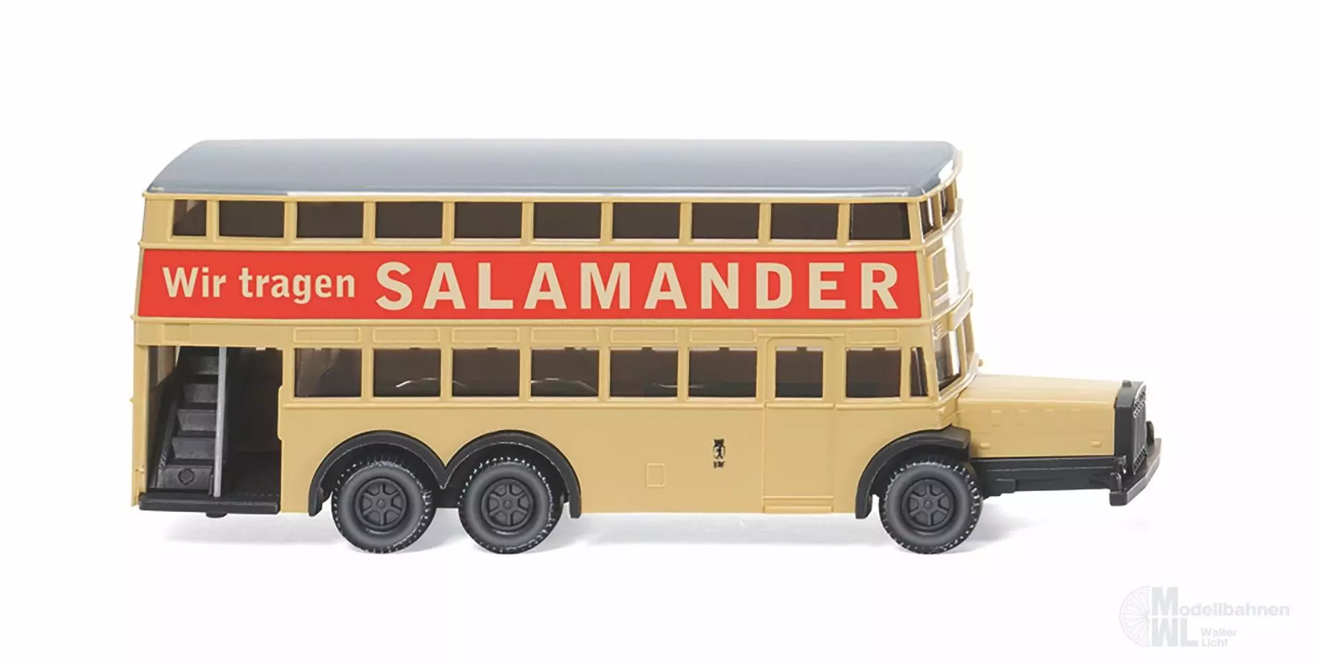 Wiking 097303 - Berliner Doppeldeckerbus D 38 Salamander N 1:160