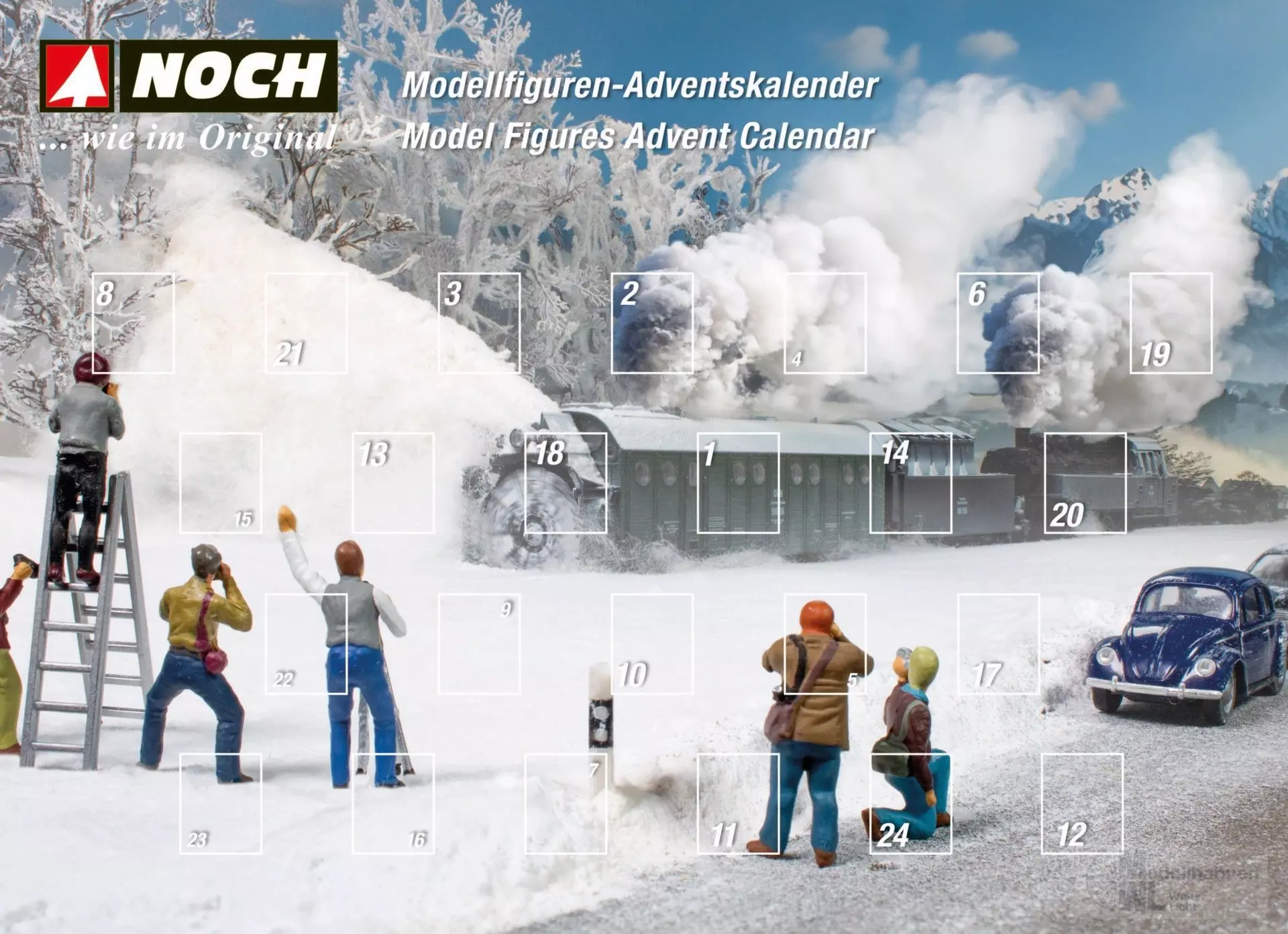 Noch 15998 - Figuren-Adventskalender  H0 1:87