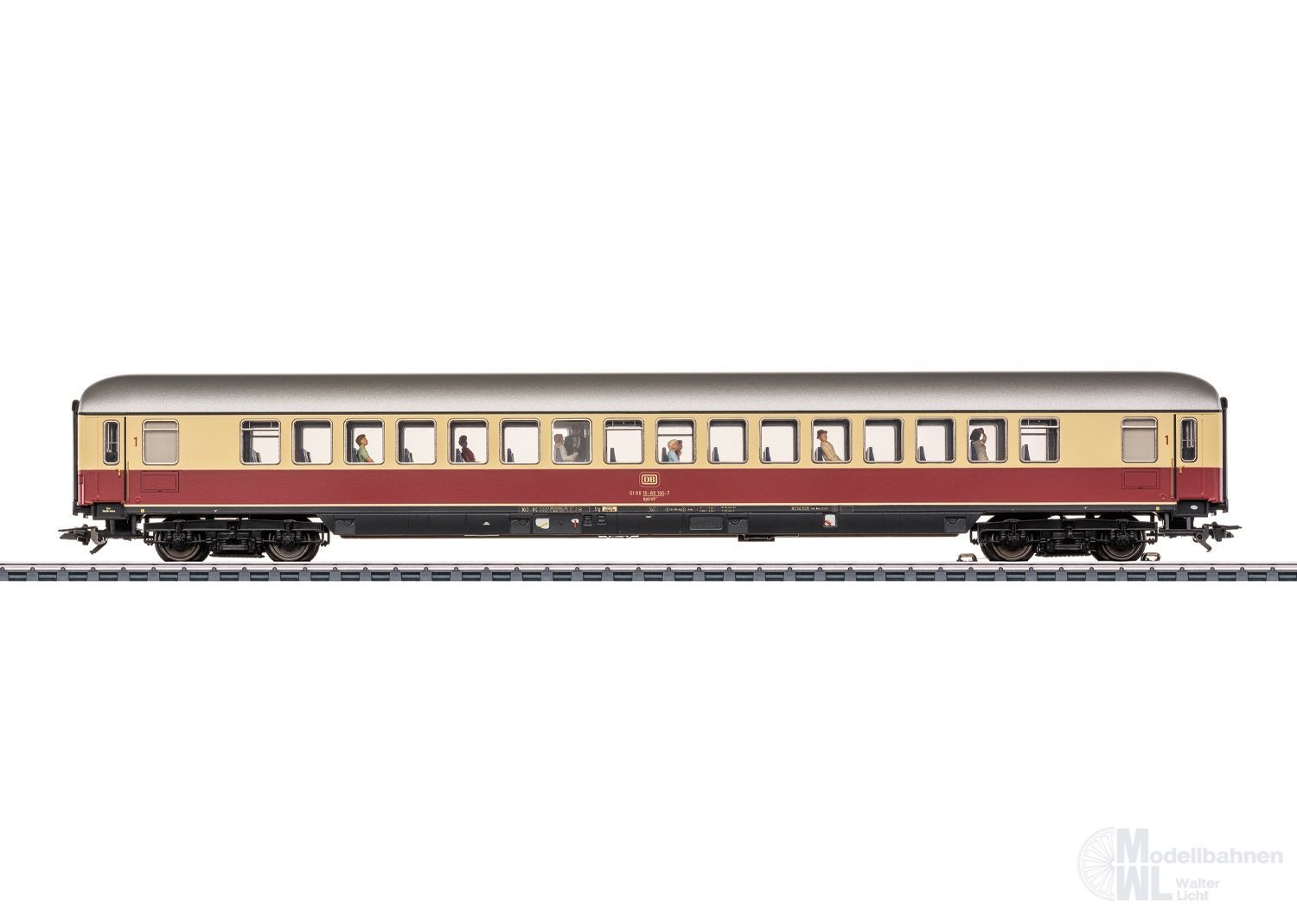 Märklin 43886 - Schnellzugwagen DB Ep.IV mit Schaffner H0/WS Digital