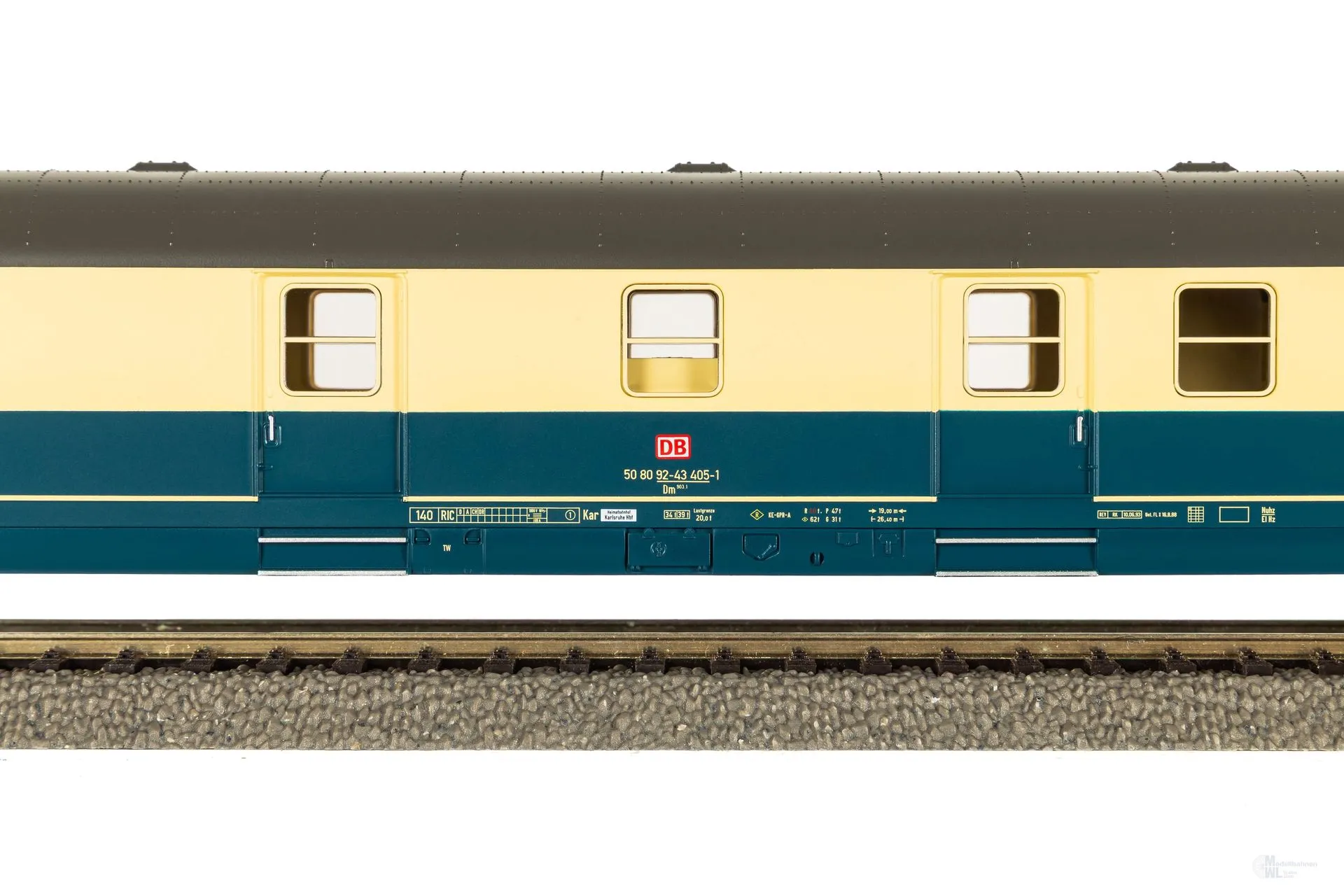 Piko 53390 - Packwagen DB Ep.V blau/beige H0/GL