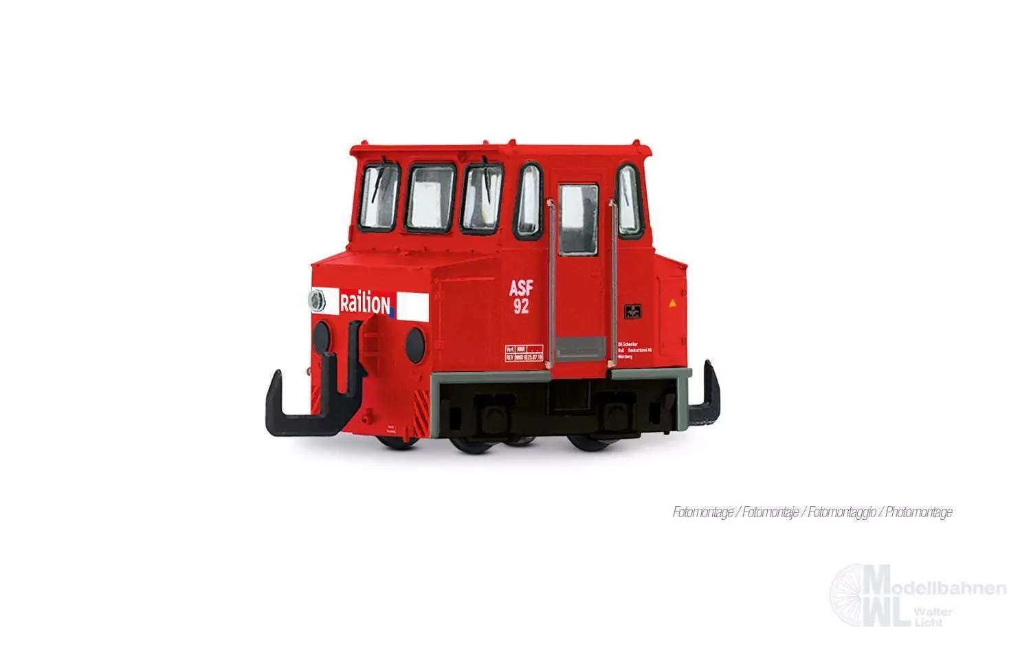 Arnold 2661 - Akkuschleppfahrzeug ASF Railion Ep.VI N 1:160