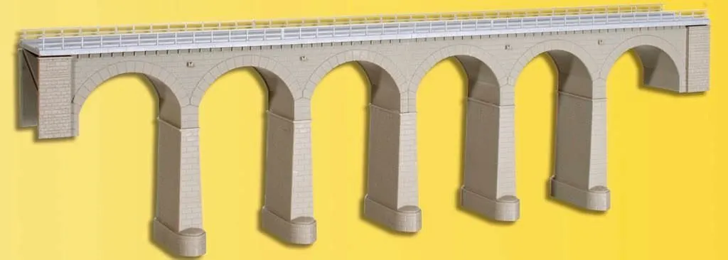 Kibri 39724 - Aachtal-Viadukt mit Eisbrecherpfeilern eingleisig H0 1:87