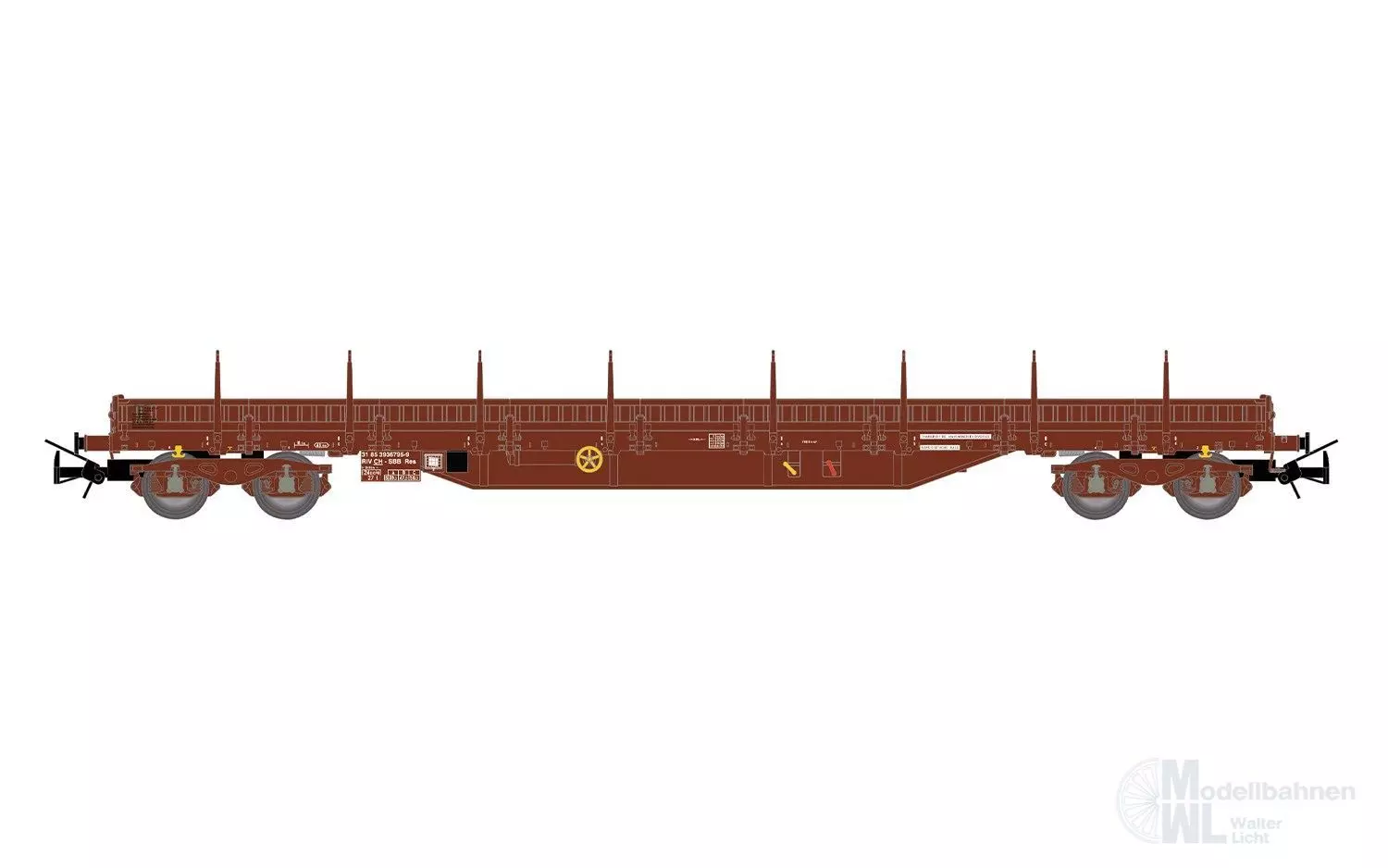 Rivarossi 6713 - Rungenwagen SBB Ep.VI Res braun H0/GL