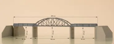 Auhagen 14483 - Stahlbrücke N 1:160