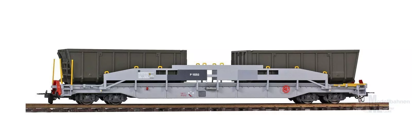 Bemo 2290190 - Tragwagen RhB Ep.VI P 10050 Schlackemulden H0m