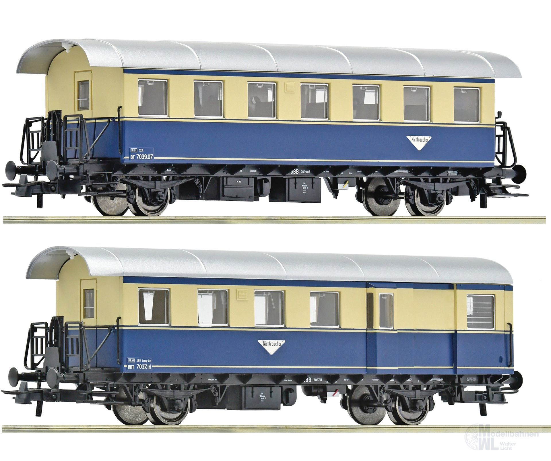 Roco 6200081 - Spantenwagen Set ÖBB Ep.III 2.tlg. H0/GL