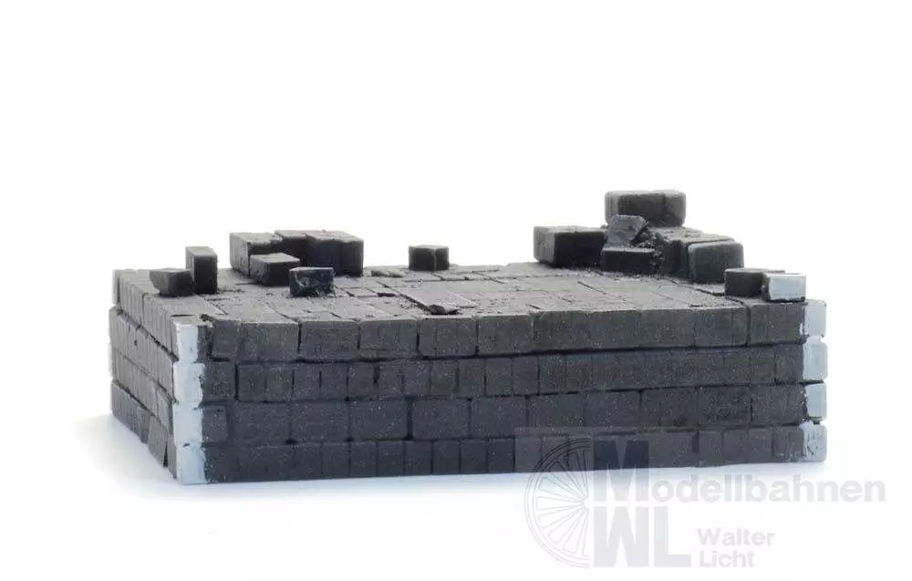 ARTITEC b.v. 387622 - Brikettstapel im Depot, abgebrochen H0 1:87