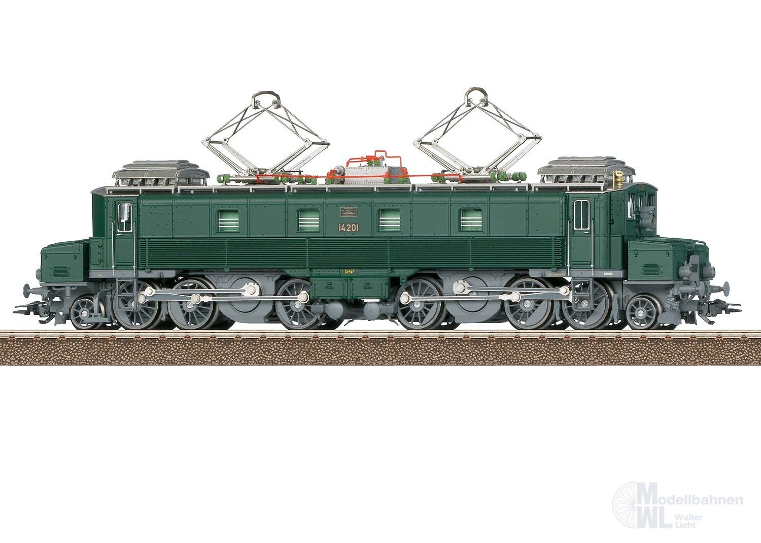 Trix 22963 - E-Lok Ce6/8 I SBB Ep.III Köfferli grün H0/GL