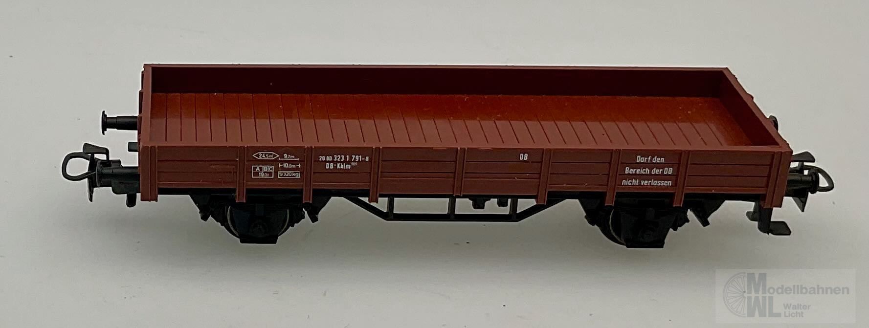 Märklin 29187 - MÄRKLIN - Flachwagen DB Ep.III 2-achs H0/WS