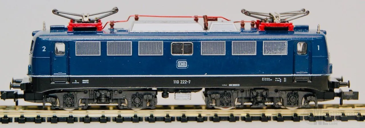 Fleischmann 7025 - FLEISCHMANN - E-Lok BR 110 222-7 DB Ep.IV N 1:160