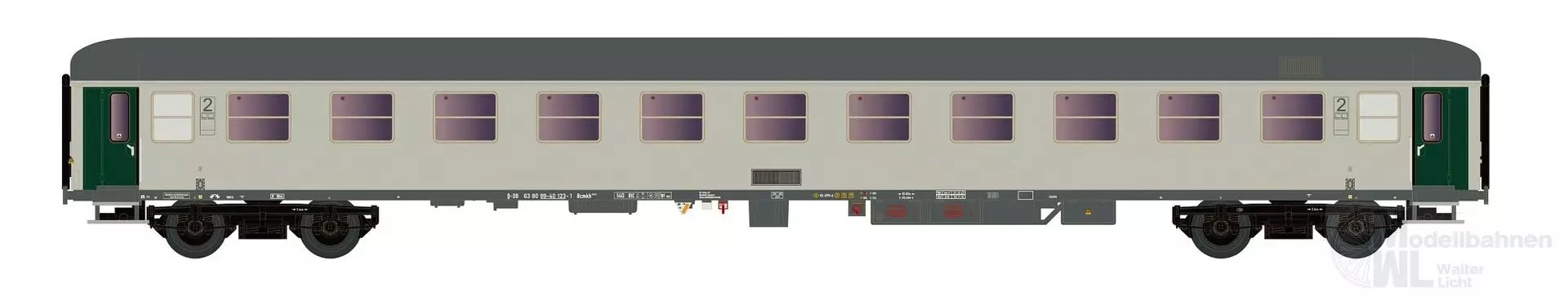 Hobbytrain 22212 - Begleitwagen DB Cargo Ep.VI Bcmkh 240 N 1:160