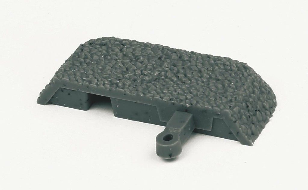 Piko 55445 - PIKO A-Gleis mit Bettung Gleisböschung Endstück 10 Stück H0/GL