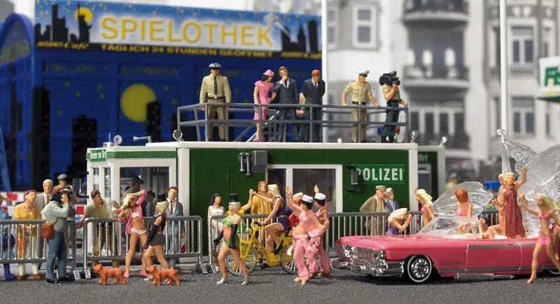 Busch 1018 - Absperrgitter-Set H0 1:87