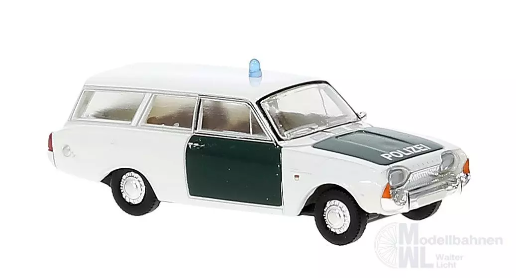 Brekina 19480 - Ford Taunus P3 Turnier Polizei H0 1:87