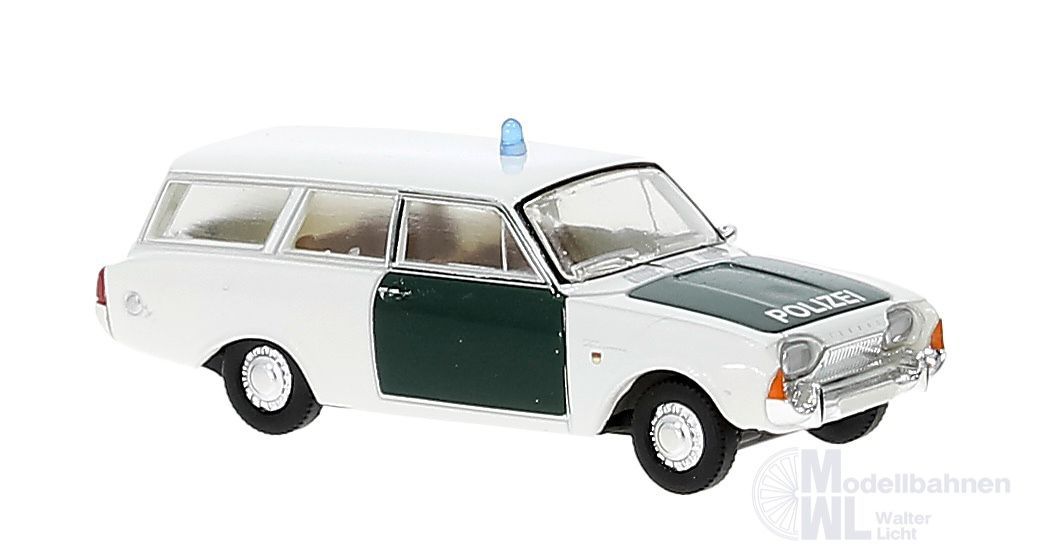 Brekina 19480 - Ford Taunus P3 Turnier Polizei H0 1:87