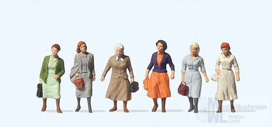 Preiser 14085 - Pendlerinnen auf dem Weg zur Arbeit H0 1:87 Preiser 14085 - Pendlerinnen auf dem Weg zur Arbeit H0 1:87