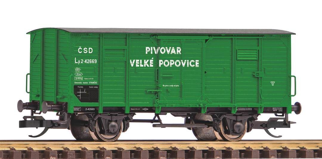 Piko 47769 - Güterwagen ged. CSD Ep.III G02 Zt Popopovice ohne Bremserhaus TT 1:120