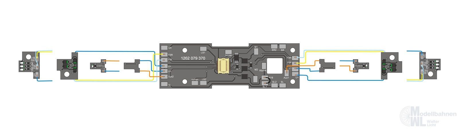 Bemo 5162370 - Umbausatz LED/ Next18 1262 H0m