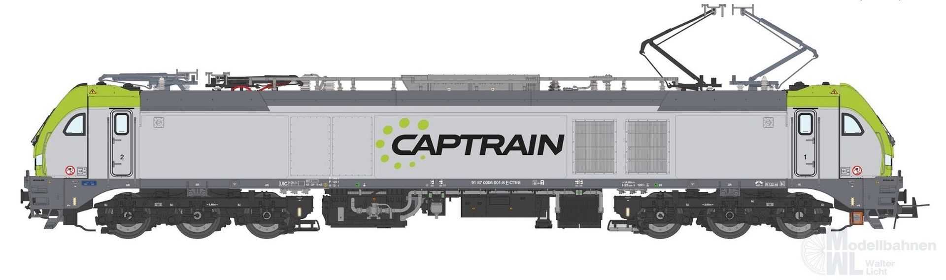 Sudexpress N0060011 - E-Lok BR 6001-8 Euro 6000 Captrain Ep.VI N 1:160
