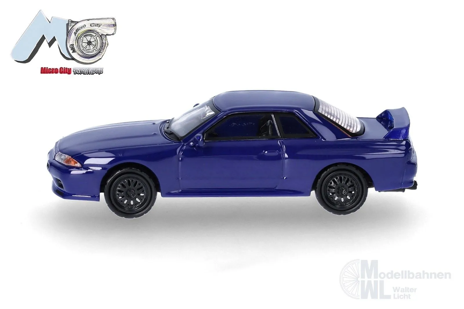 Herpa 87MC000101 - Nissan Skyline GTR32 blau H0 1:87