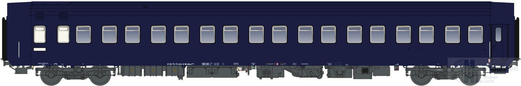 LS Models 49033 - Schlafwagen CNL Ep.V WLABsm166 T2S H0/GL
