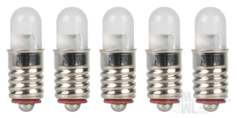 Faller 180228 - 5 LEDs für Beleuchtungssockel H0 1:87