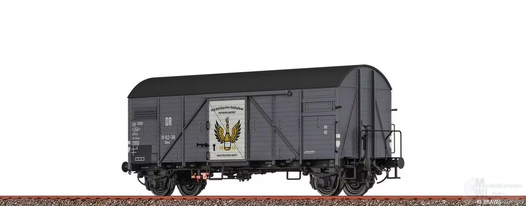 Brawa 51189 - Güterwagen ged. DR Ep.III Gms Rotkäppchen H0/GL