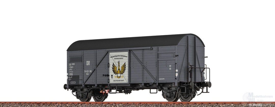 Brawa 51189 - Güterwagen ged. DR Ep.III Gms Rotkäppchen H0/GL