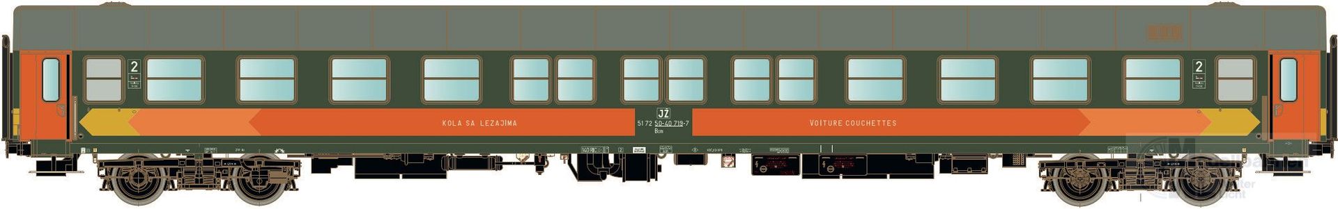 LS Models 48070AC - Liegewagen JZ Ep.V Bctm 257 H0/WS