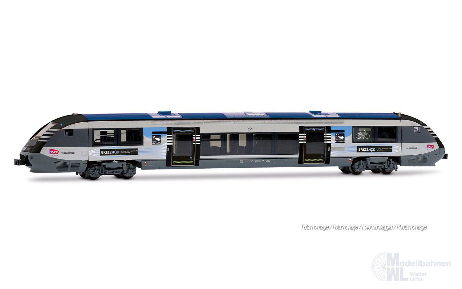 Arnold 2684S - Triebwagen X 73500 SNCF Ep.VI N 1:160 Sound
