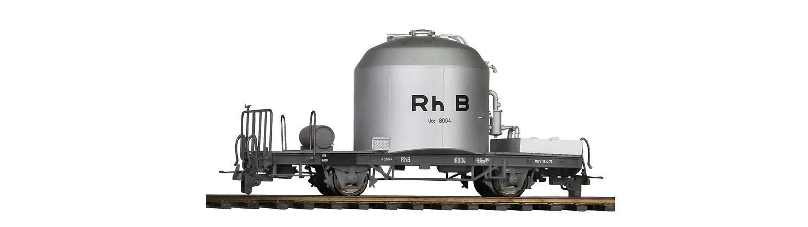 Bemo 2252108 - Zementtransportwagen RhB Ep.III/IV Uce 8082 H0m