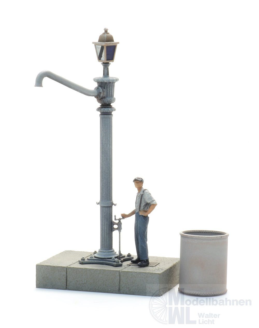 ARTITEC b.v. 387590 - Wasserkran PLM M-12 + Figur H0 1:87