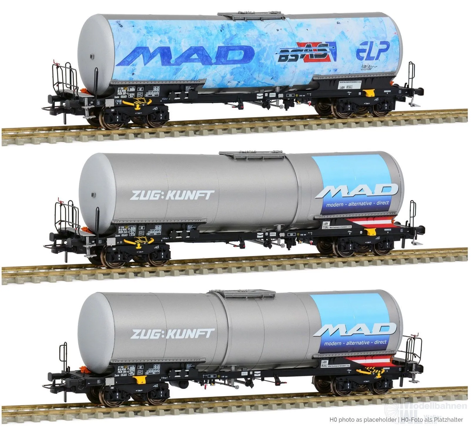 Sudexpress T783905 - Kesselwagen Set BSAS Ep.VI 3.tlg. TT 1:120