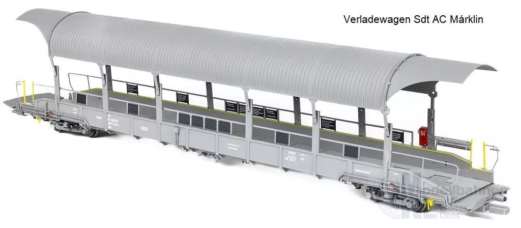 Exact Train 26008 - Autoverladezug 2 BLS Ep.VI Verladewagen Sdt 2 H0/WS
