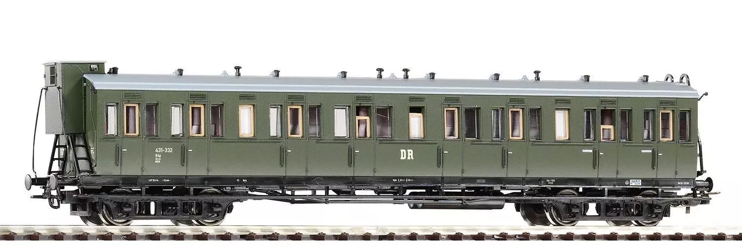 Piko 53212 - Abteilwagen m.Brh. DR Ep.III 2.Kl. H0/GL