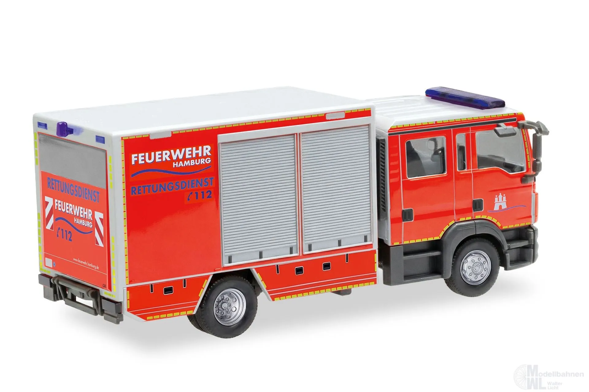 Herpa 099578 - MAN TGL Euro6 Gerätewagen-SAN Feuerwehr Hamburg H0 1:87