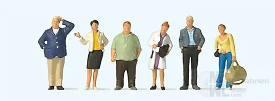 Preiser 10734 - Wartende Bahnreisende H0 1:87