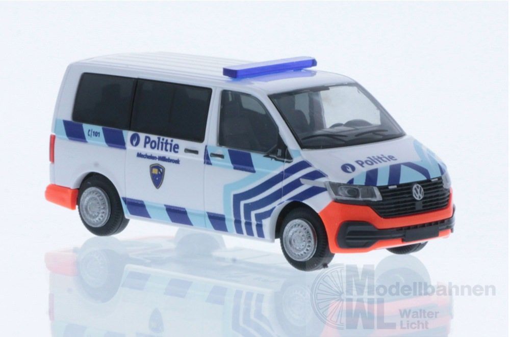 Rietze 53898 - Volkswagen T6.1 Politie Mechelen (BE) H0 1:87