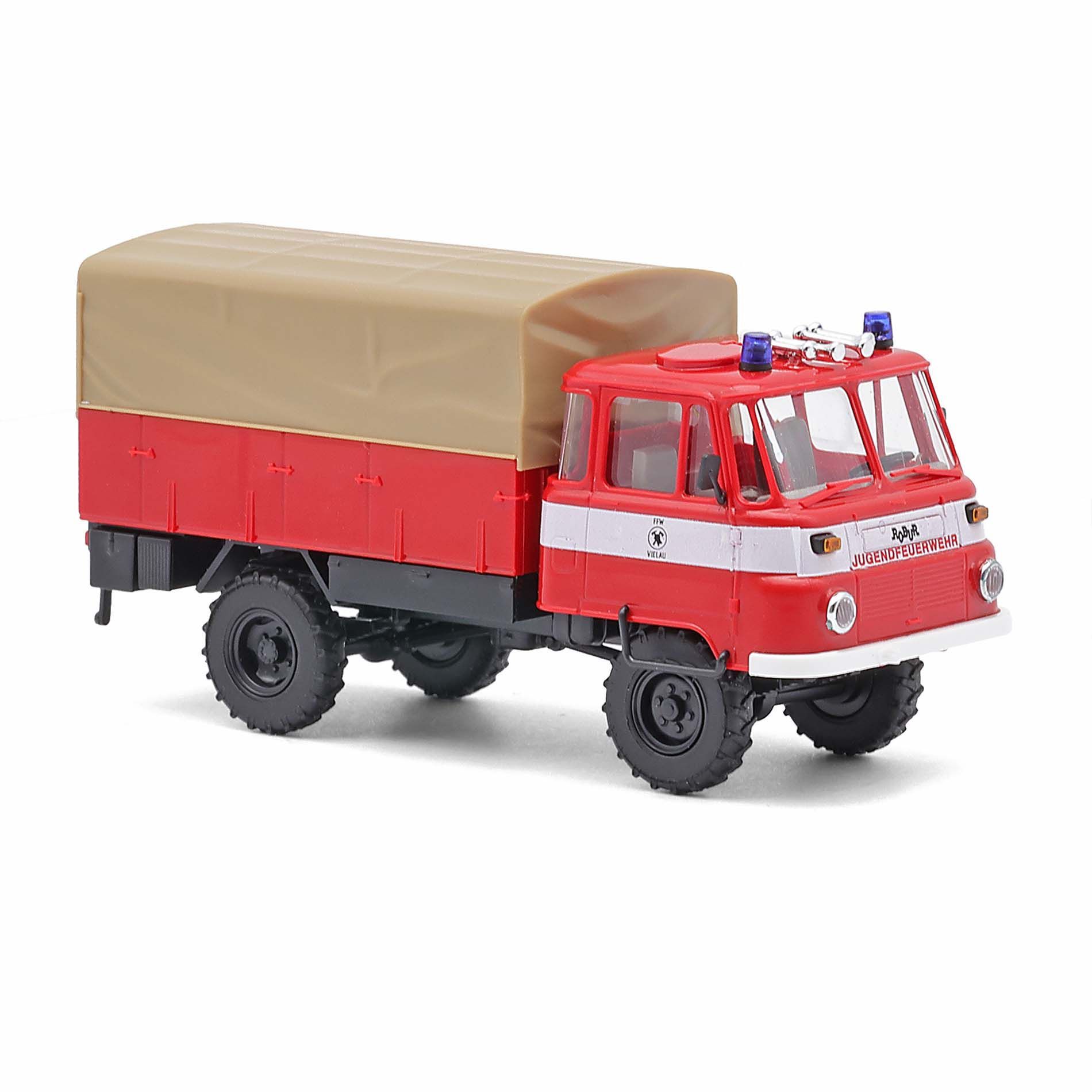 Busch 50258 - Robur LO 2002 Jugendfeuerwehr Vielau H0 1:87